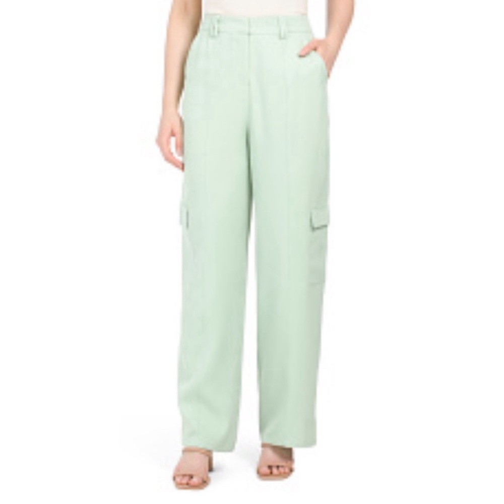 NWT New 4TH & RECKLESS Light Green Kylah Cargo Trousers Size S